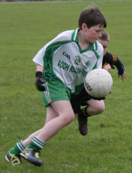 Action from the under 12 league match against Bundoran.