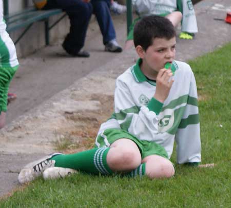 Action from the under 12 league match against Bundoran.