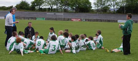 Action from the under 12 league match against Bundoran.