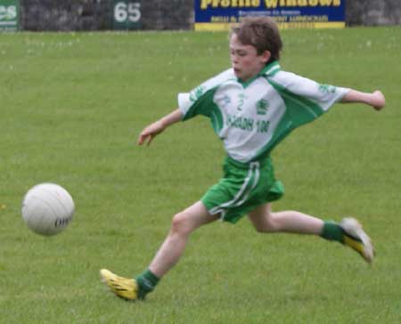 Action from the under 12 league match against Bundoran.