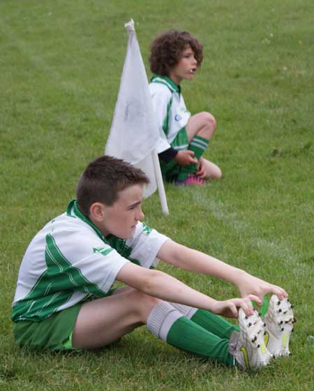 Action from the under 12 league match against Bundoran.