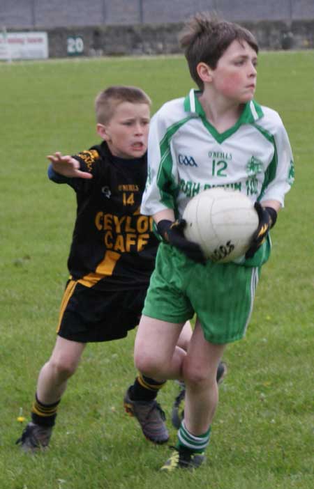 Action from the under 12 league match against Bundoran.