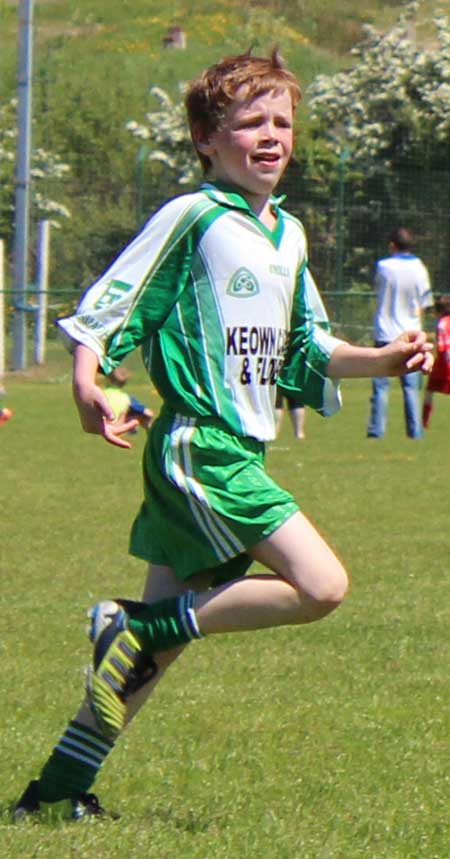 Action from the under 10 blitz in Mountcharles.