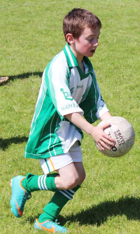 Action from the under 10 blitz in Mountcharles.