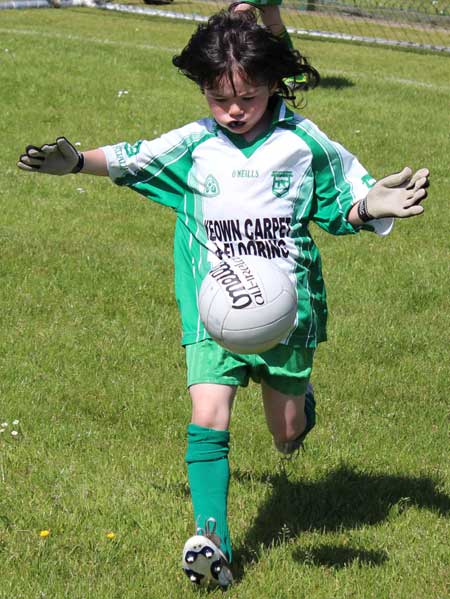 Action from the under 10 blitz in Mountcharles.