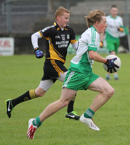 Action from the division 3 senior reserve game against Naomh Padraig, Lifford.