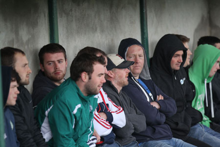 Action from the division 3 senior reserve game against Naomh Padraig, Lifford.