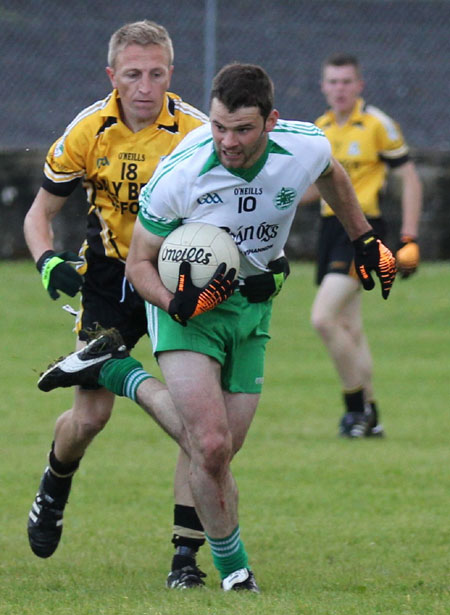 Action from the division 3 senior game against Naomh Padraig, Lifford.