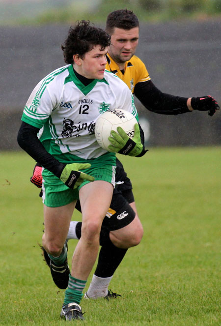 Action from the division 3 senior game against Naomh Padraig, Lifford.