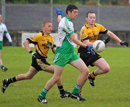 Action from the division 3 senior game against Naomh Padraig, Lifford.