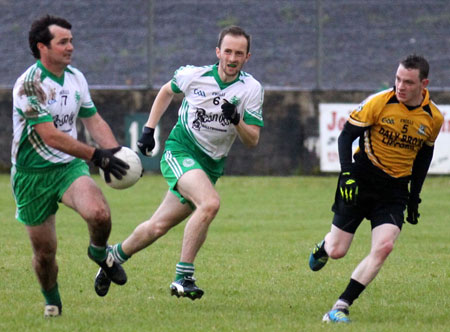 Action from the division 3 senior game against Naomh Padraig, Lifford.