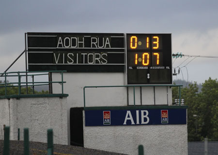 Action from the division 3 senior game against Naomh Padraig, Lifford.