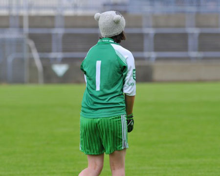 Action from the ladies under 14 match between Aodh Ruadh and MacCumhaill's.