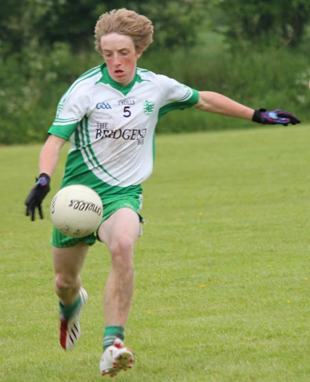 Action from the reserve division 3 senior game against Naomh Colmcille.