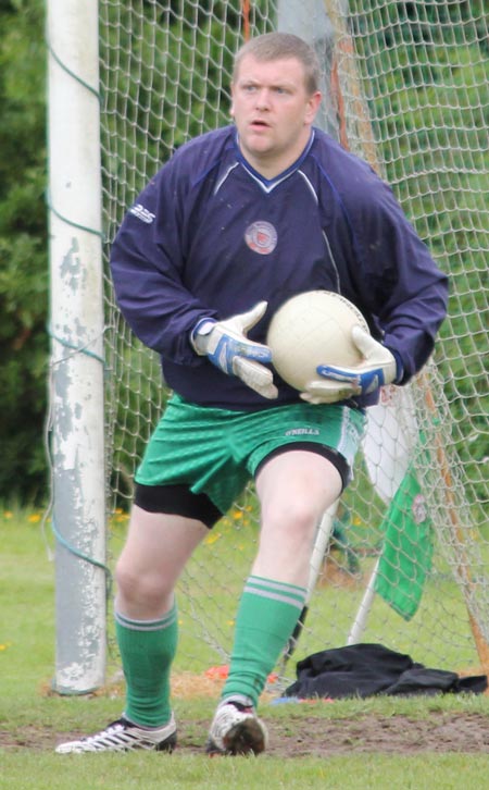 Action from the reserve division 3 senior game against Naomh Colmcille.