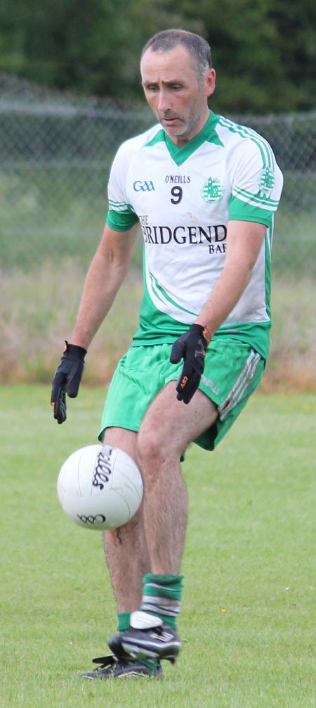 Action from the reserve division 3 senior game against Naomh Colmcille.