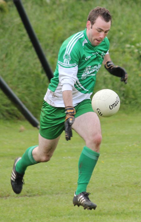 Action from the division 3 senior game against Naomh Colmcille.