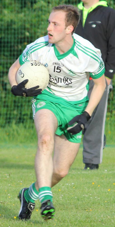 Action from the division 3 senior game against Naomh Colmcille.