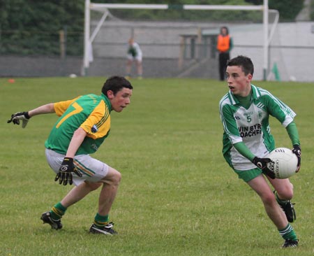 Action from the under 10 blitz in Mountcharles.