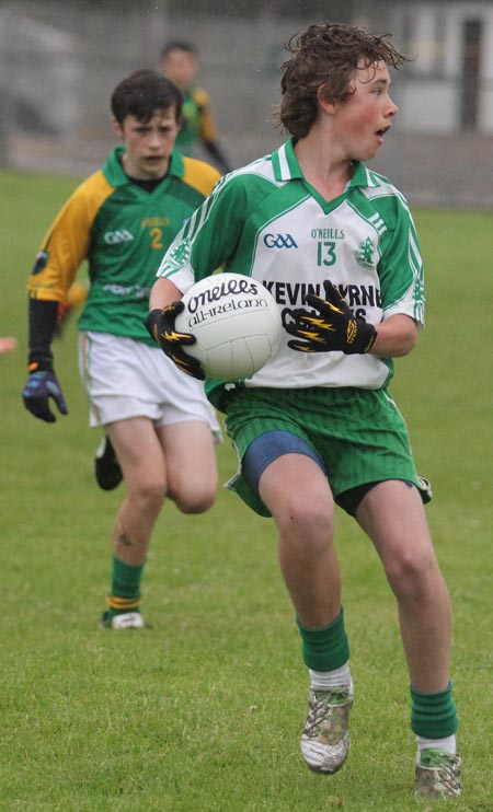 Action from the under 10 blitz in Mountcharles.