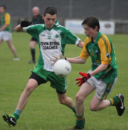 Action from the under 10 blitz in Mountcharles.