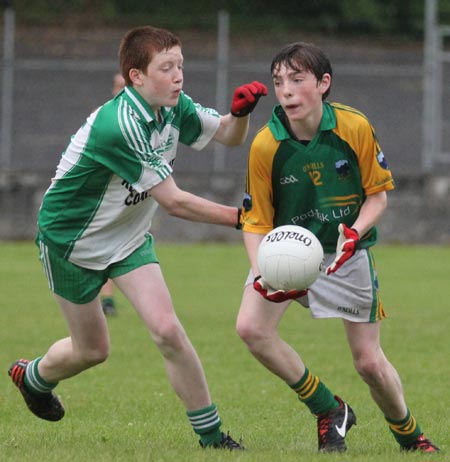 Action from the under 10 blitz in Mountcharles.