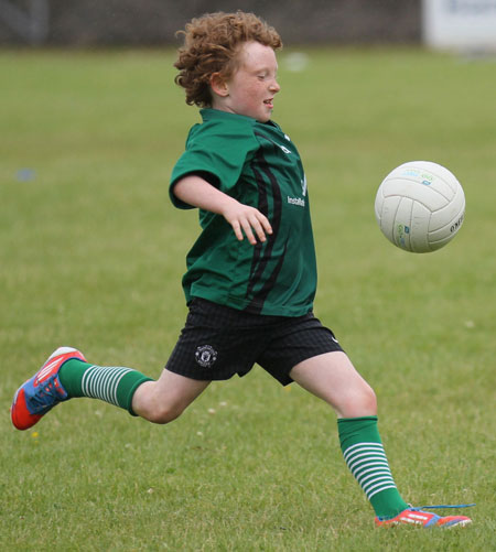 Action from the under 8 blitz in Father Tierney Park.