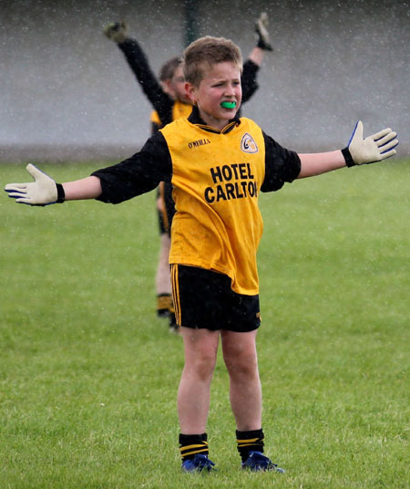 Action from the under 8 blitz in Father Tierney Park.