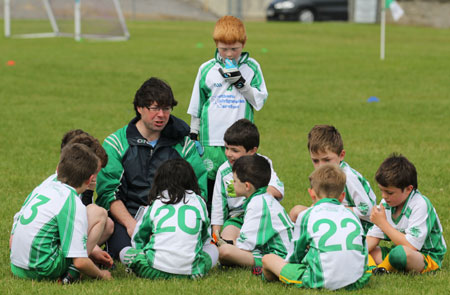 Action from the under 8 blitz in Father Tierney Park.