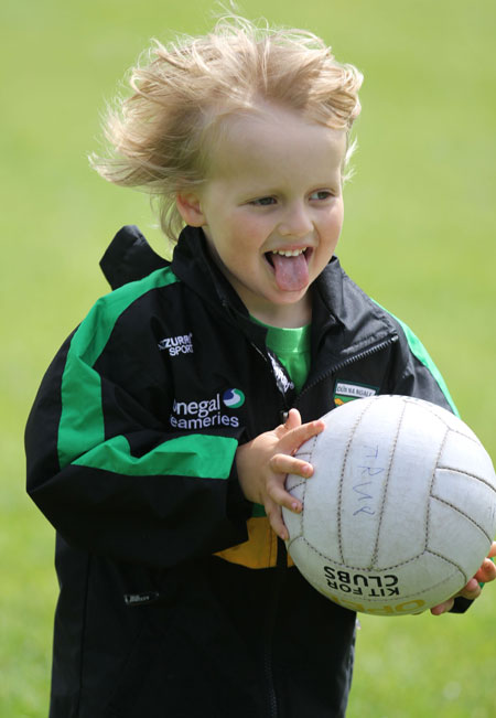 Action from the under 8 blitz in Father Tierney Park.