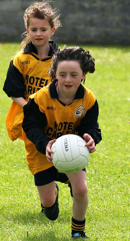 Action from the under 8 blitz in Father Tierney Park.