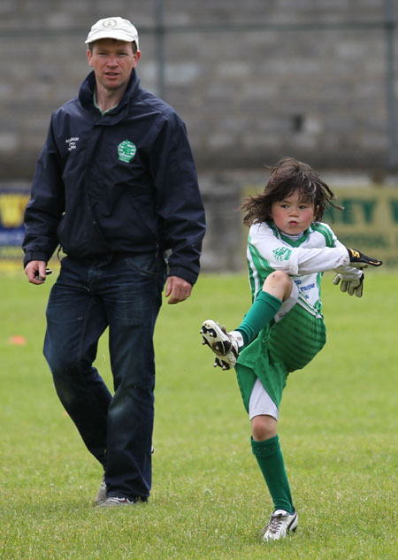 Action from the under 8 blitz in Father Tierney Park.