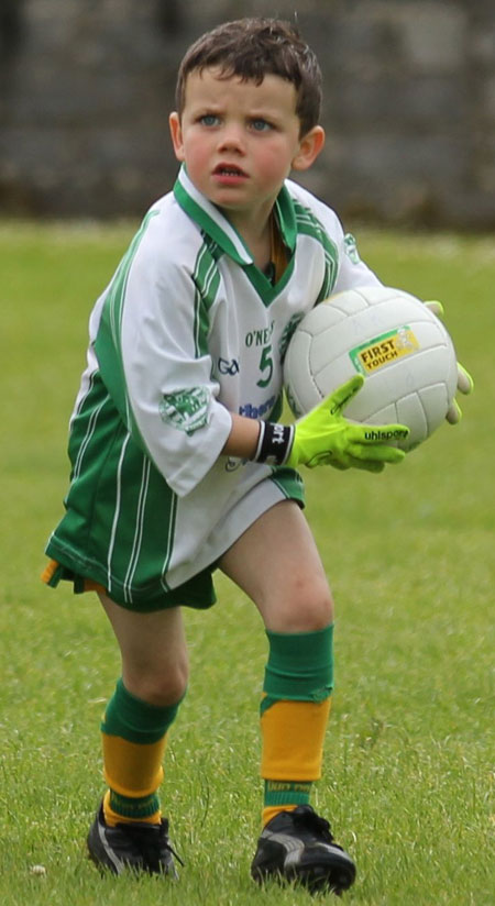 Action from the under 8 blitz in Father Tierney Park.