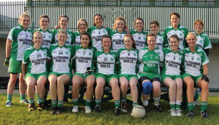 Action from the ladies senior match between Aodh Ruadh and Glencar Manorhamilton.