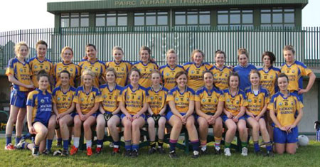 Action from the ladies senior match between Aodh Ruadh and Glencar Manorhamilton.