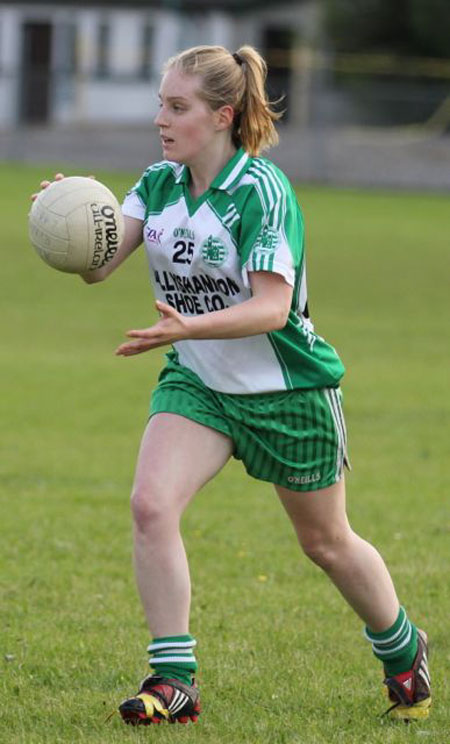 Action from the ladies senior match between Aodh Ruadh and Glencar Manorhamilton.