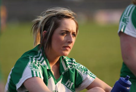 Action from the ladies senior match between Aodh Ruadh and Glencar Manorhamilton.