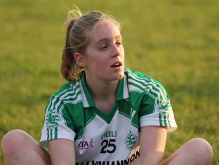 Action from the ladies senior match between Aodh Ruadh and Glencar Manorhamilton.