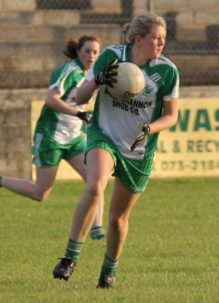 Action from the ladies senior match between Aodh Ruadh and Glencar Manorhamilton.