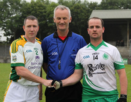 Action from the intermediate championship game against Buncrana.