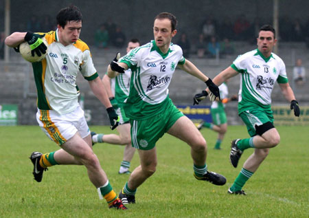 Action from the intermediate championship game against Buncrana.