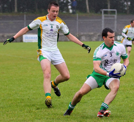 Action from the intermediate championship game against Buncrana.