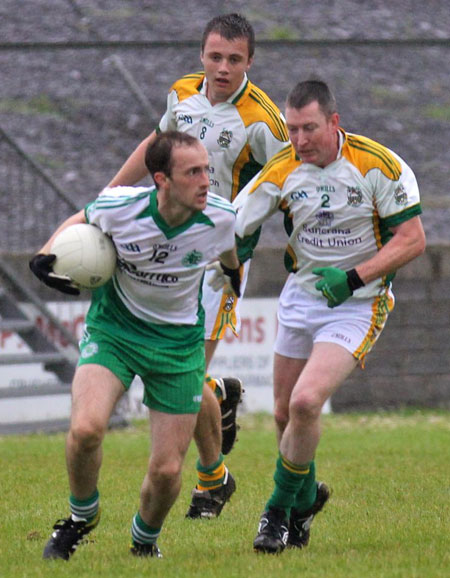 Action from the intermediate championship game against Buncrana.