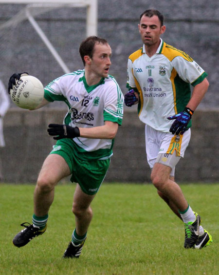 Action from the intermediate championship game against Buncrana.