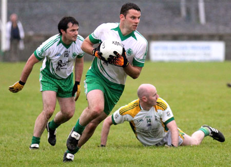 Action from the intermediate championship game against Buncrana.