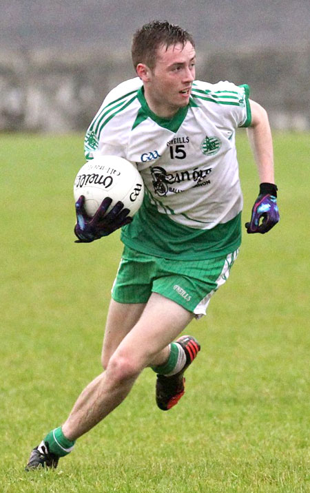 Action from the intermediate championship game against Buncrana.