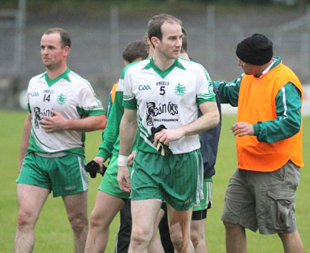 Action from the intermediate championship game against Buncrana.