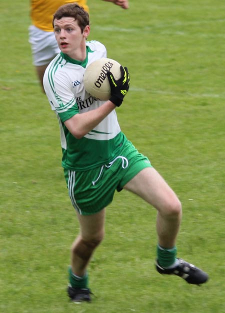 Action from the intermediate reserve championship game against Buncrana.