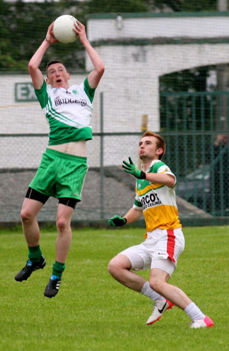 Action from the intermediate reserve championship game against Buncrana.