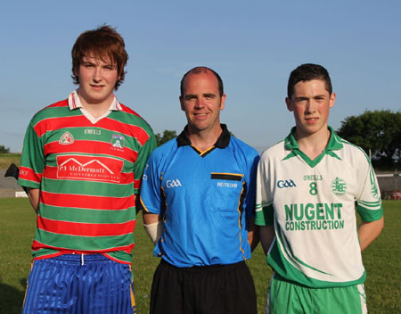 Action from the minor hurling championshiop game against Burt.